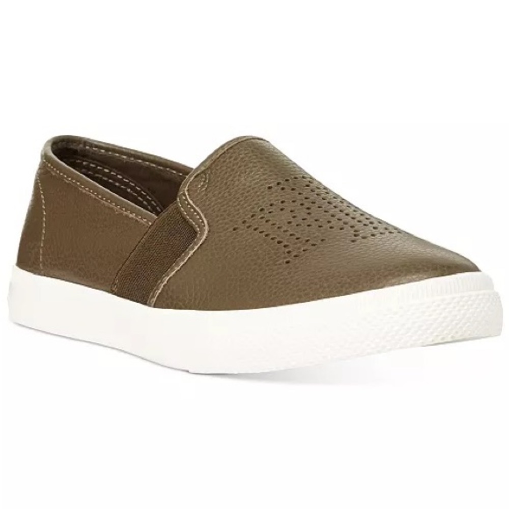 Ralph Lauren Jarrett slip on sneakers Olive size 8B